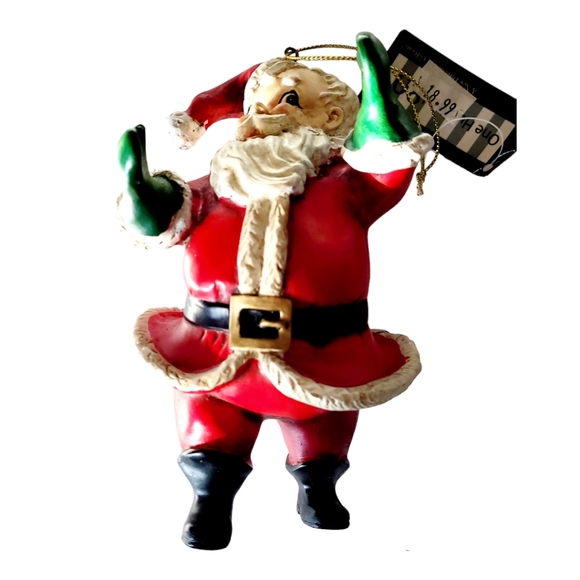 Oversized Santa ornament nwt - Picture 1 of 6